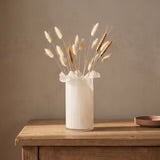Xanthe Glass Vase - 17 x 23 cm - Ivory