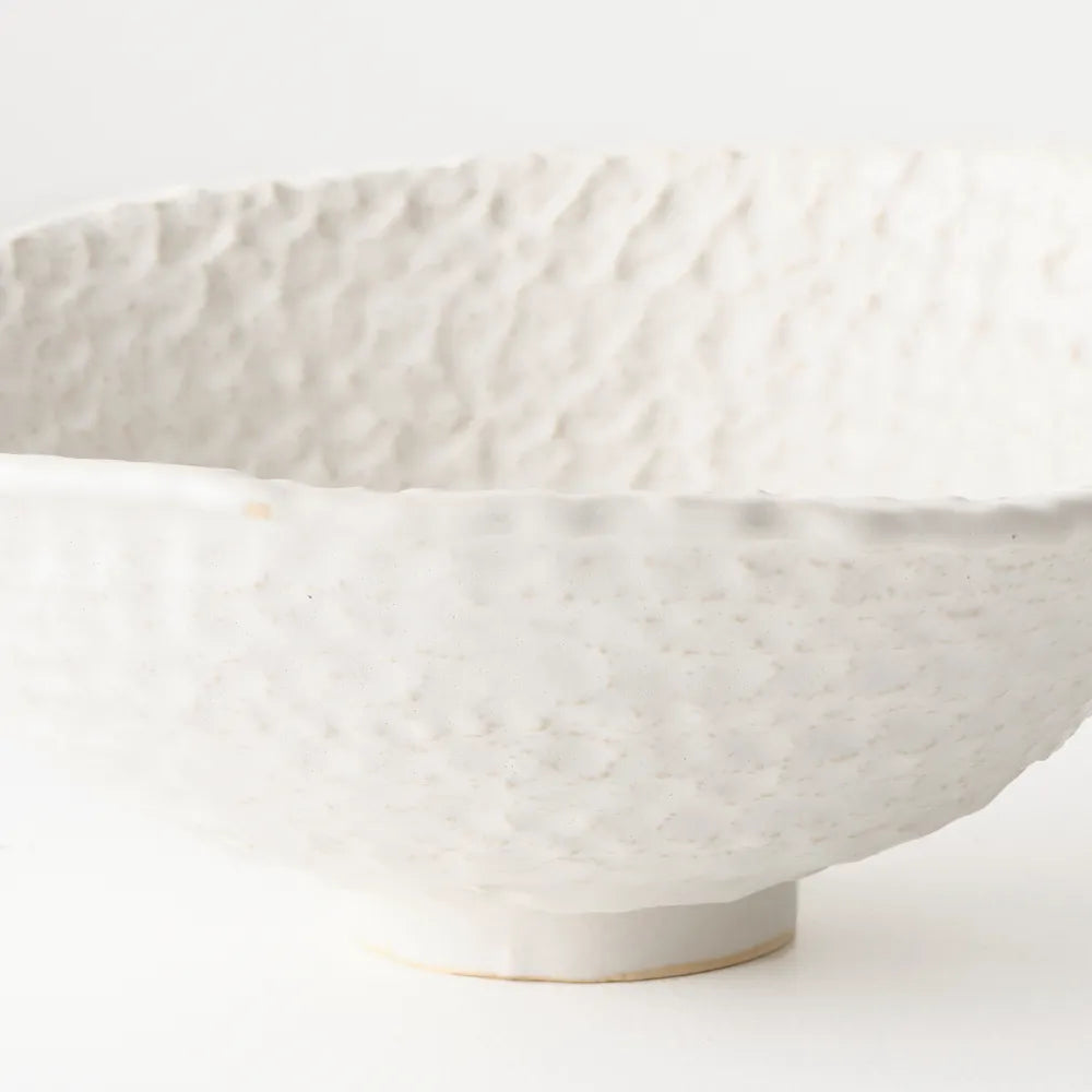 Elio Bowl - White -  10cmh x 23cmd