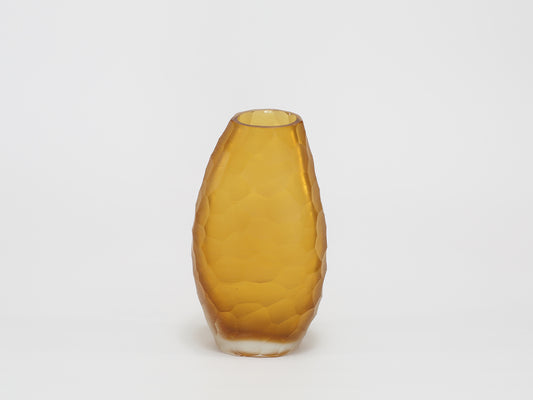 Calista Vase - Amber - Large