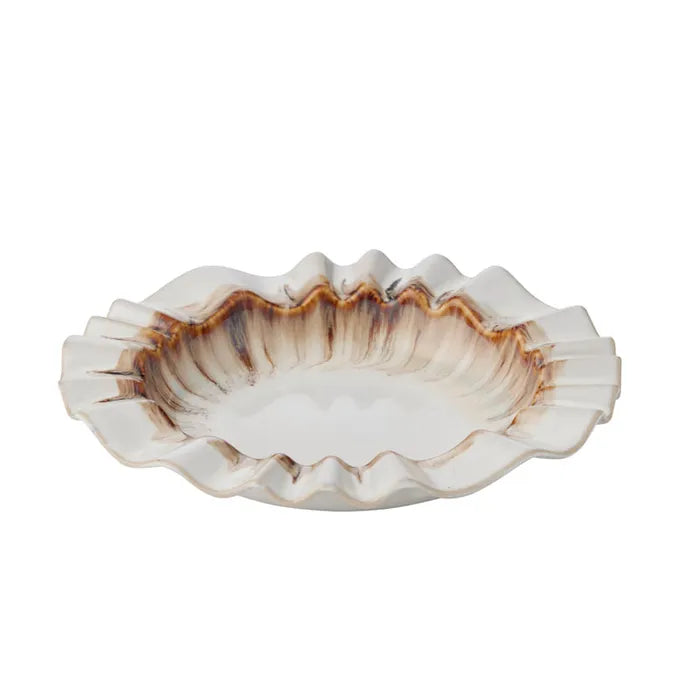 Montana Dish - Ivory / Chocoklate