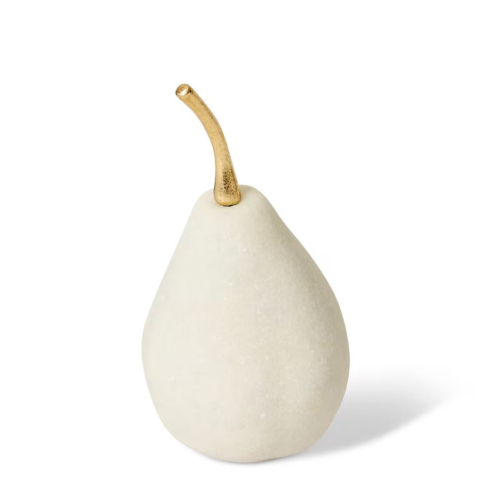 Kawzi Pear - White/Gold - 11 x 11 x21 cm