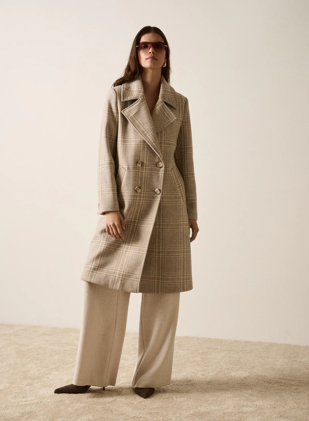 Edition Coat - Cream Check