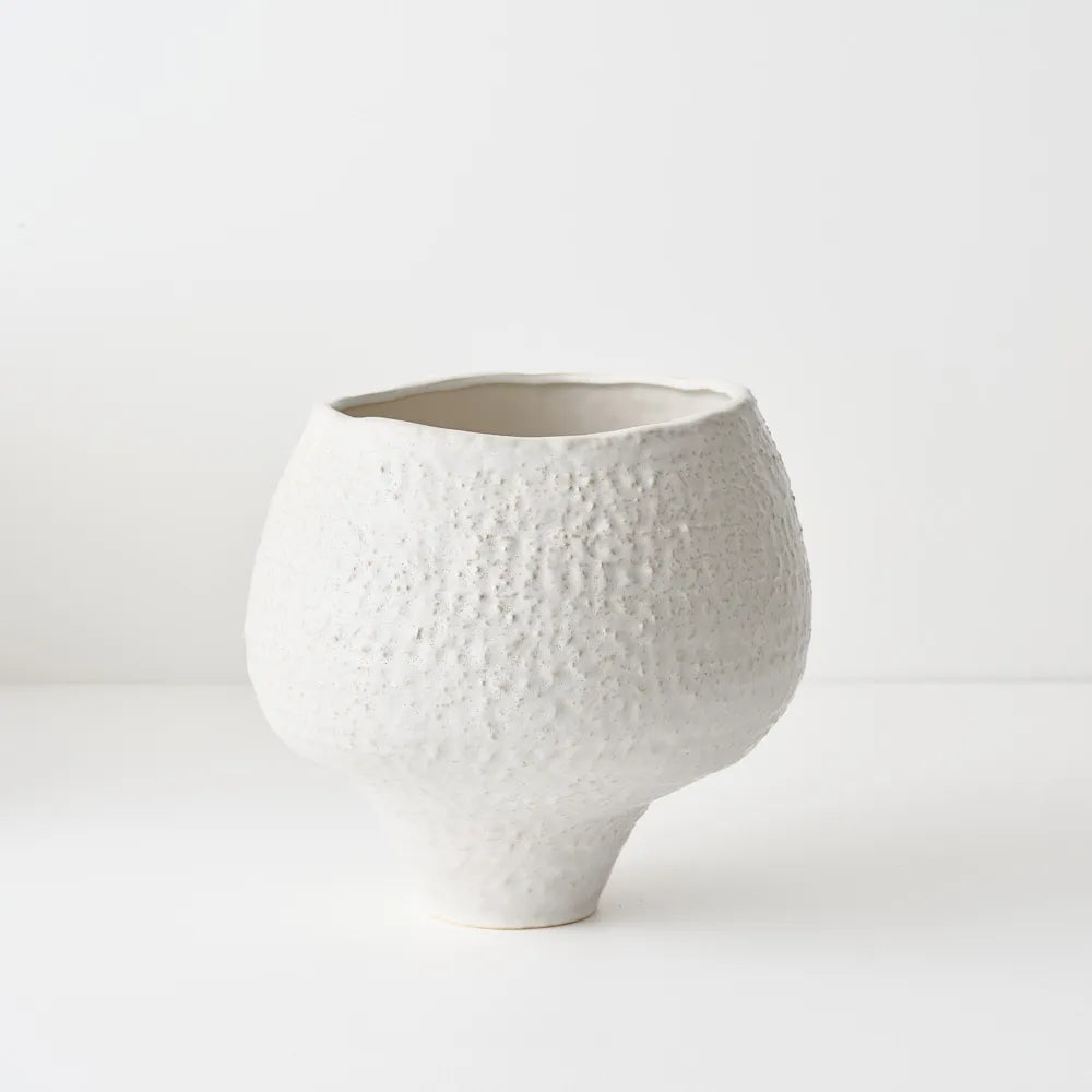 Aurora Pot - White Chalk