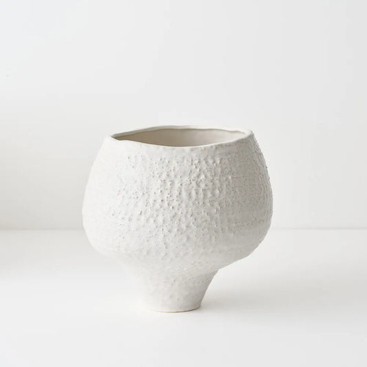 Aurora Pot - White Chalk
