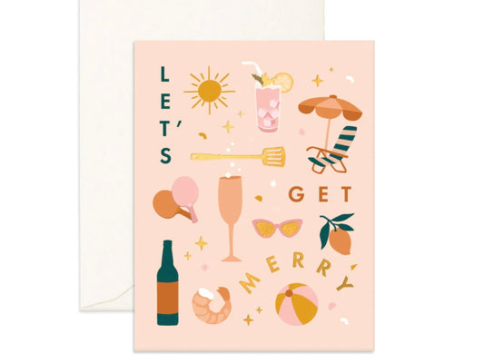 Let’s Get Merry Christmas Card