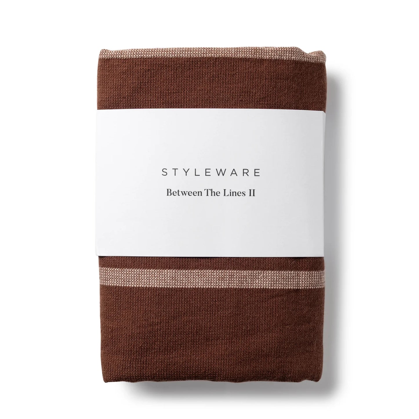 Between the Lines Tea Towel ll - Mocha