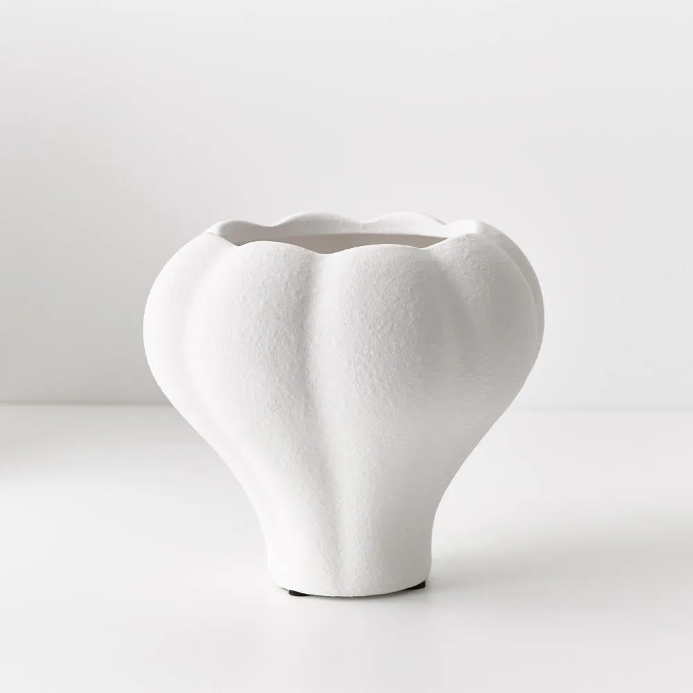 Aura Pot - White - 22x22 cm