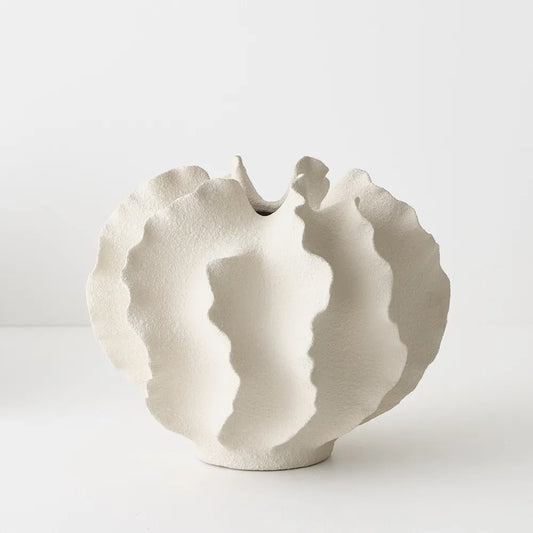 Salento Vase - 23x28cm - Limestone