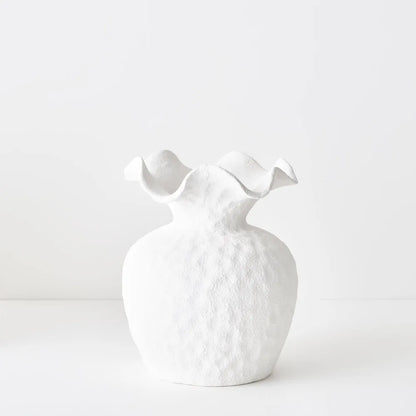 Vase Namoli - White - 24cmhx19cmd