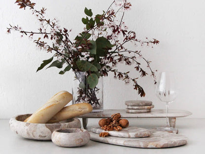 Xena Marble Bowl - Taupe