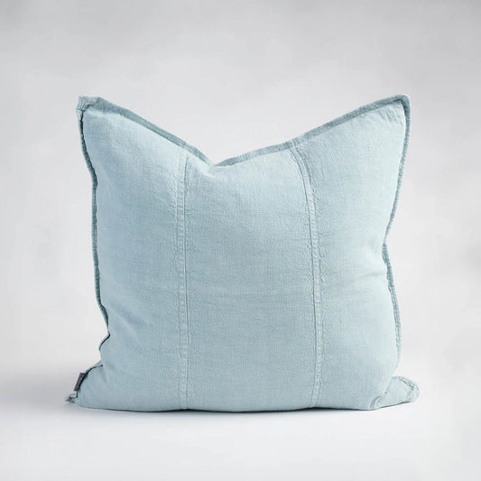 Luca  Linen Cushion - Sky - Filled Cushion / 50x50cm