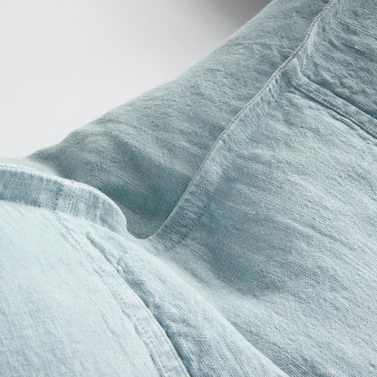 Luca  Linen Cushion - Sky - Filled Cushion / 50x50cm