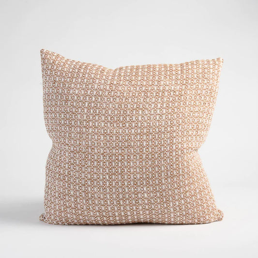 Noah Cushion - Nutmeg/White 50 x 50cm