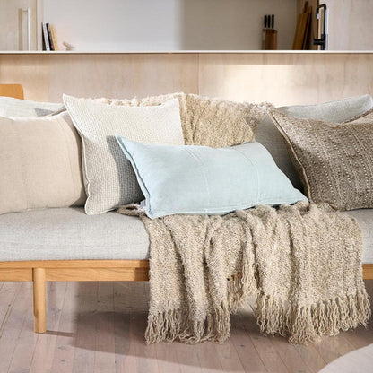 Luca  Linen Cushion - Sky - Filled Cushion / 40x60cm