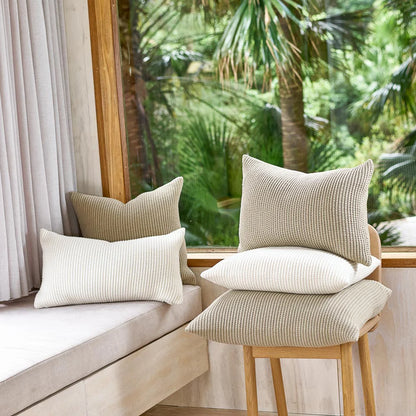 Eadie Lifestyle Favo Cushion - Ivory 50x50cm
