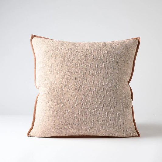 Helga Cushion - Clay/Off White 50 x 50cm