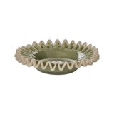 Sigrid Frill Dish - Small - Green/Grey