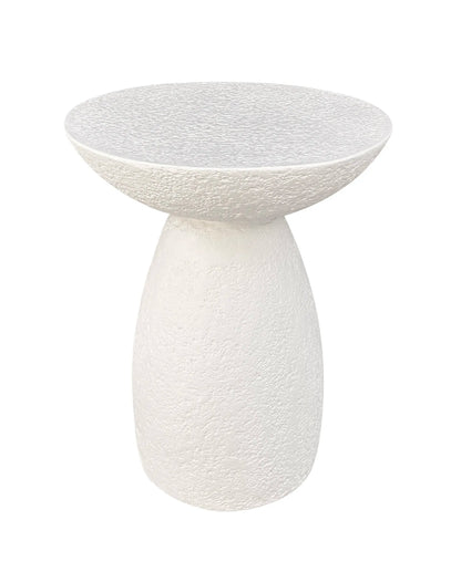 Avana Side Table - Milky White