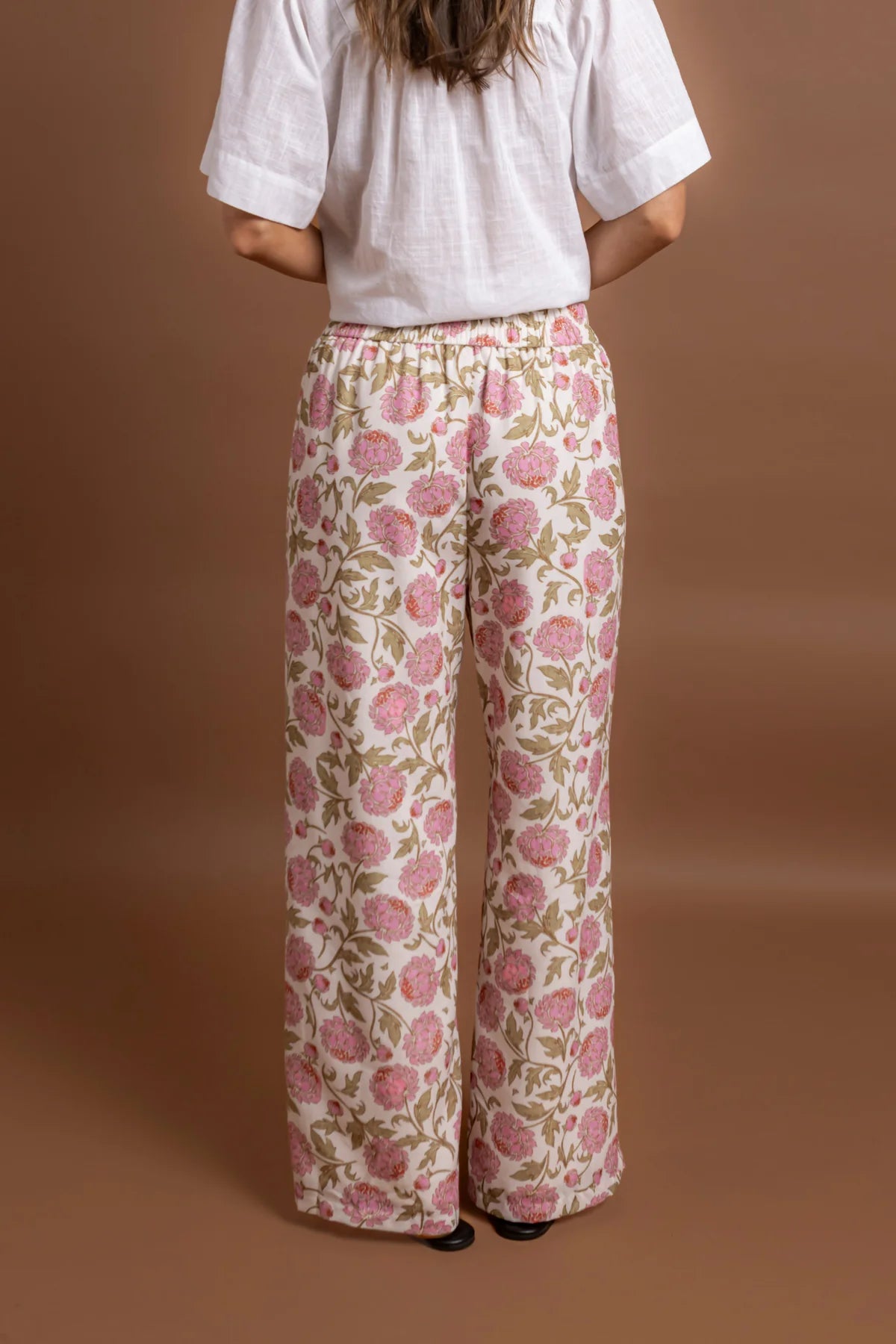 Brynn Pant - Pink Floral