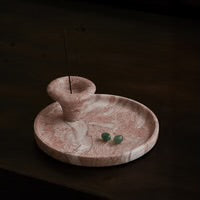 Bell Incense Burner - Fossil Pink