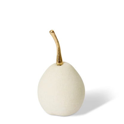Kawzi Pear - White/Gold - 9 x 9 x 16 cm