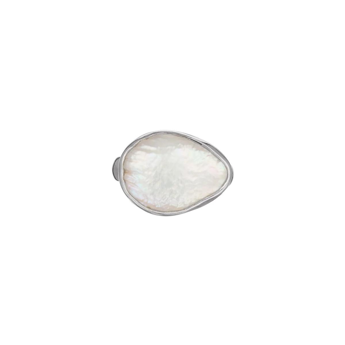 Of the Sea Baroque Pearl Ring in Sterling Silver