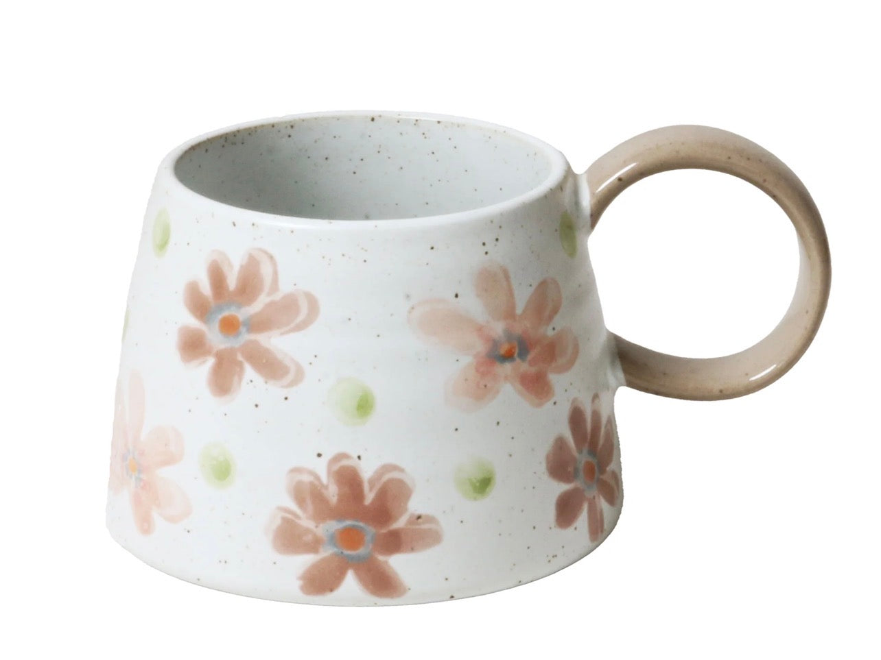 Large Handled Mug - Stevie Flower Garden