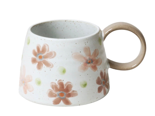 Large Handled Mug - Stevie Flower Garden
