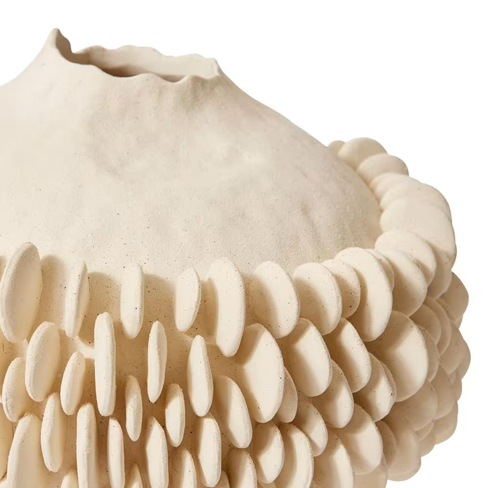 Leander Vessel - Ivory - 38x37x33 cm