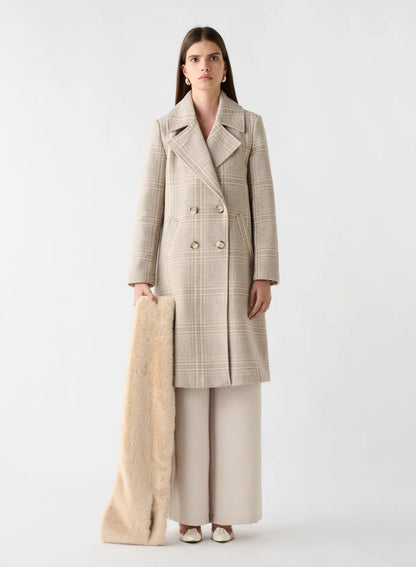 Edition Coat - Cream Check