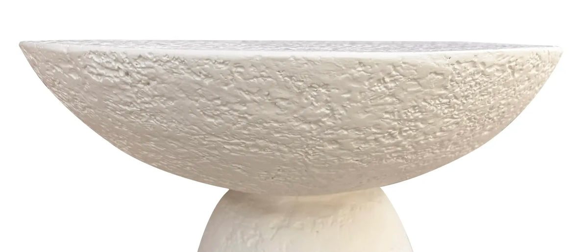 Avana Side Table - Milky White