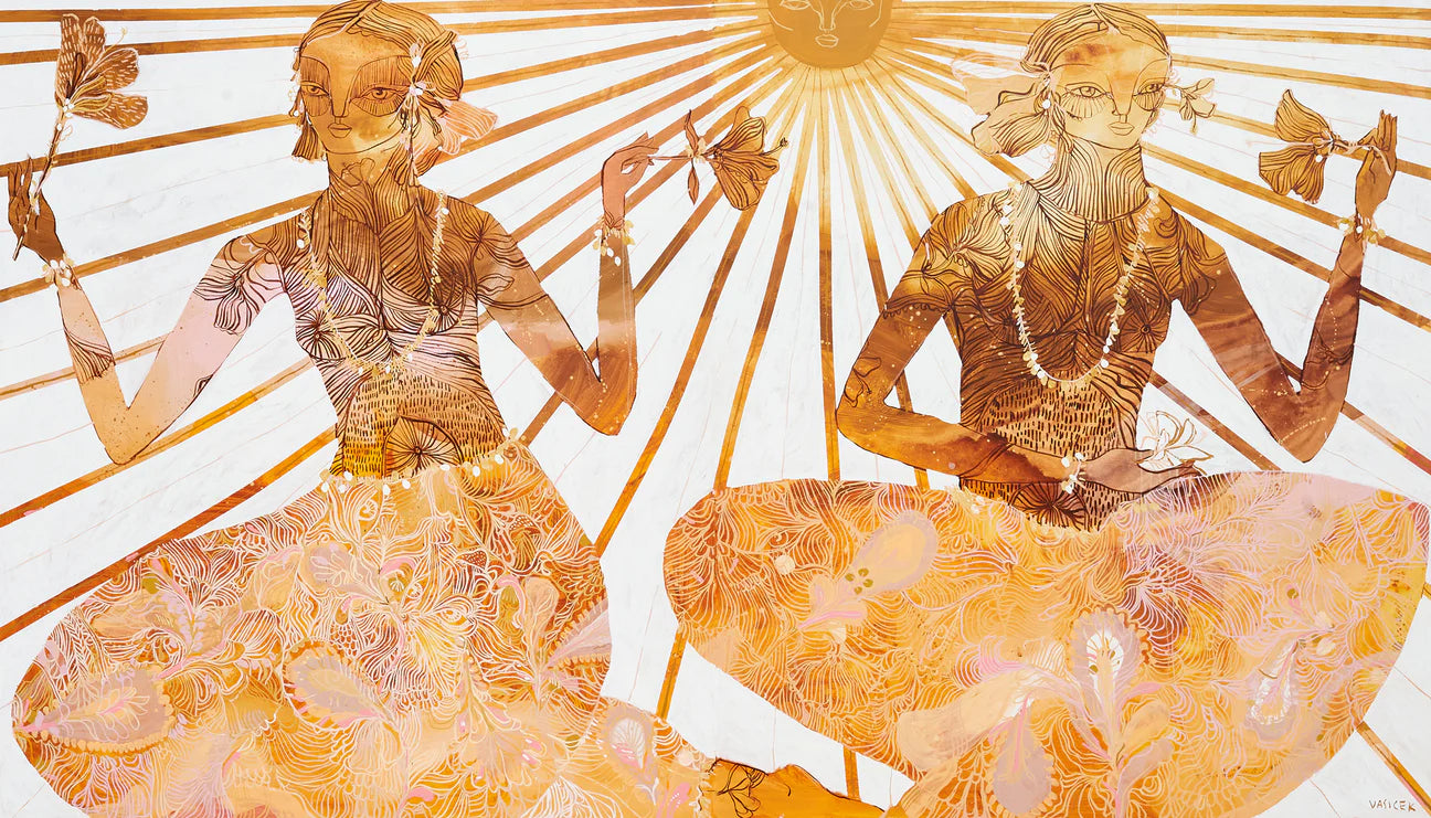 Jai Vasicek Follow The Sun Limited Edition Print Framed in Raw Tasmanian Oak