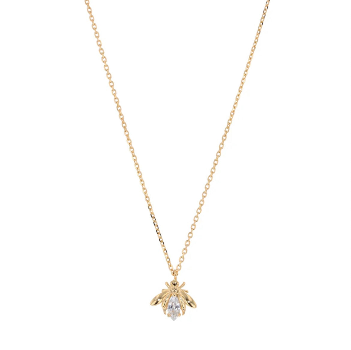 Crystal Bee Necklace