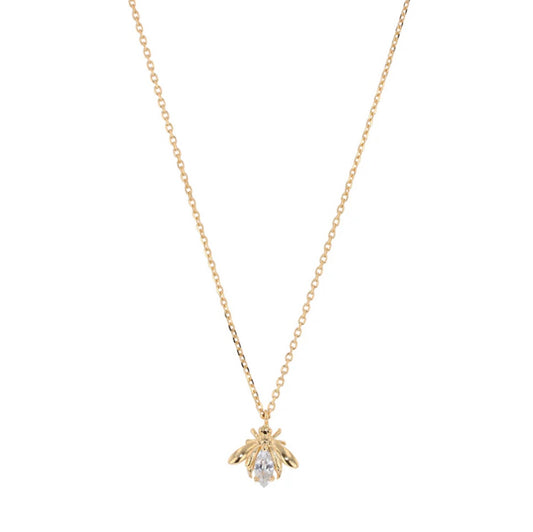 Crystal Bee Necklace