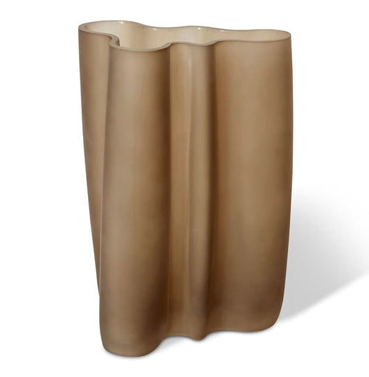 Brown Victoria Vase - 19 x 13 x 25cm