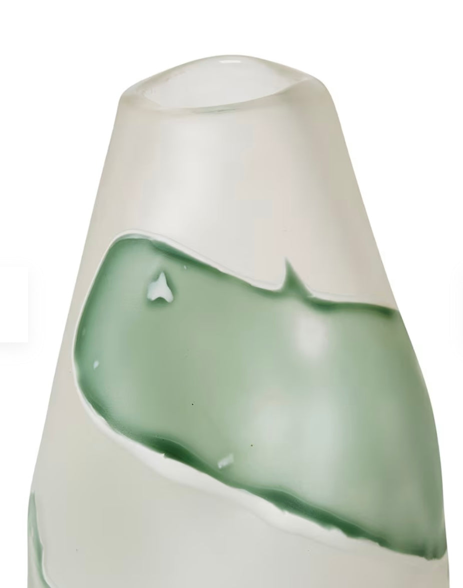 Zaida Vase Sage/White 20x20x44cm