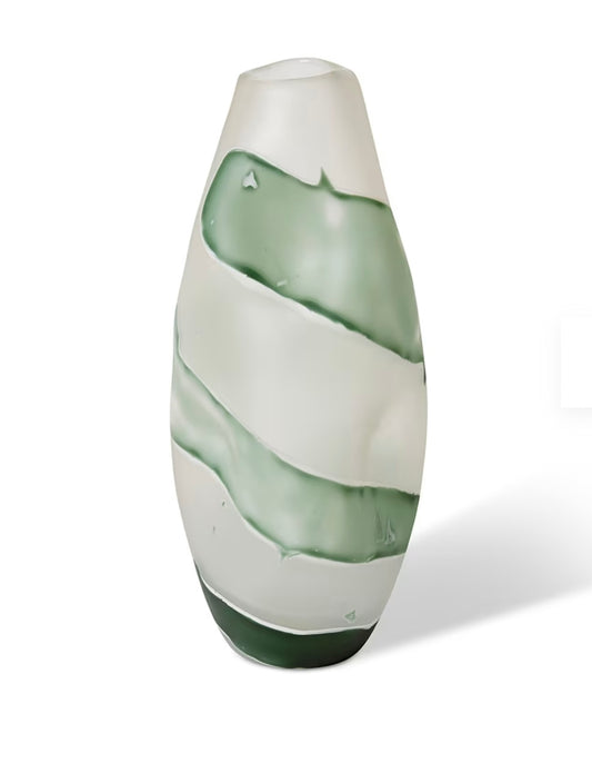 Zaida Vase Sage/White 20x20x44cm