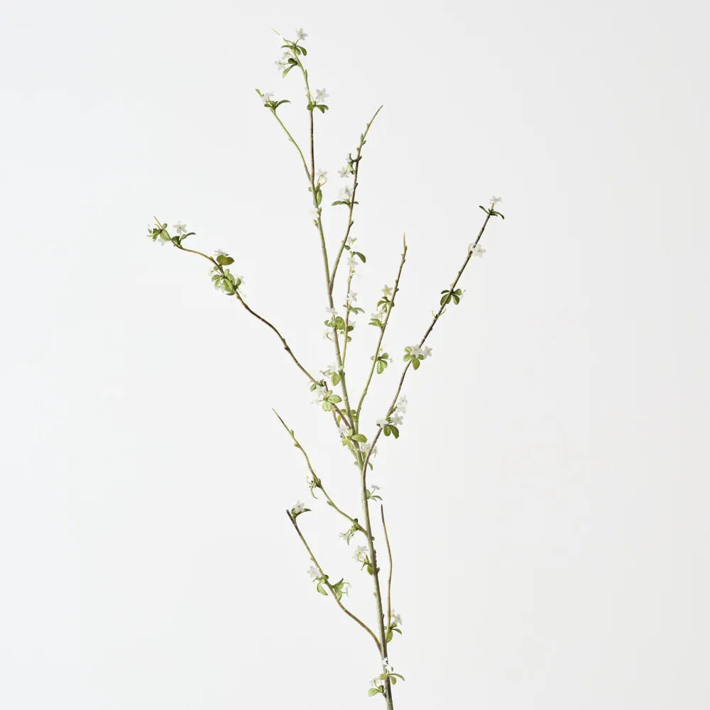 Snow Willow Spray - White - 105cm