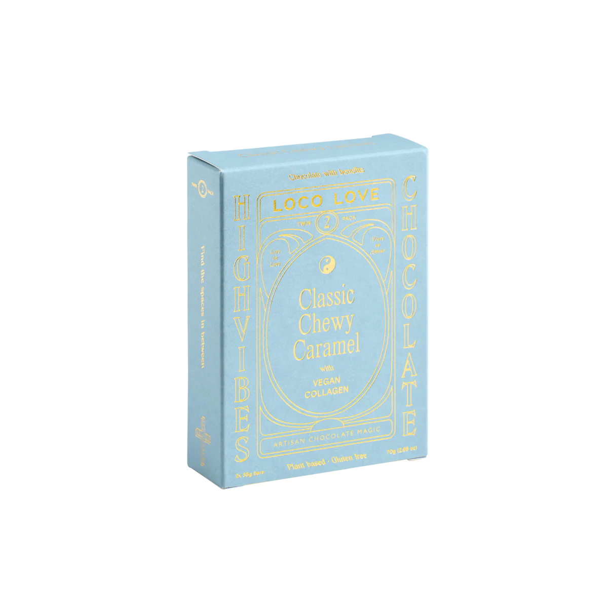 Loco Love Artisan Chocolate - Classic Chewy Caramel - Twin Pack