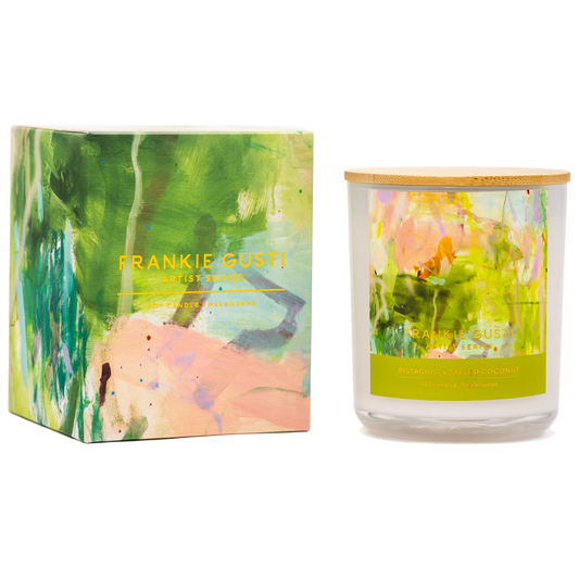 Frankie Gusti - Artist Series Candle - Pisatchio & Salted Coconut