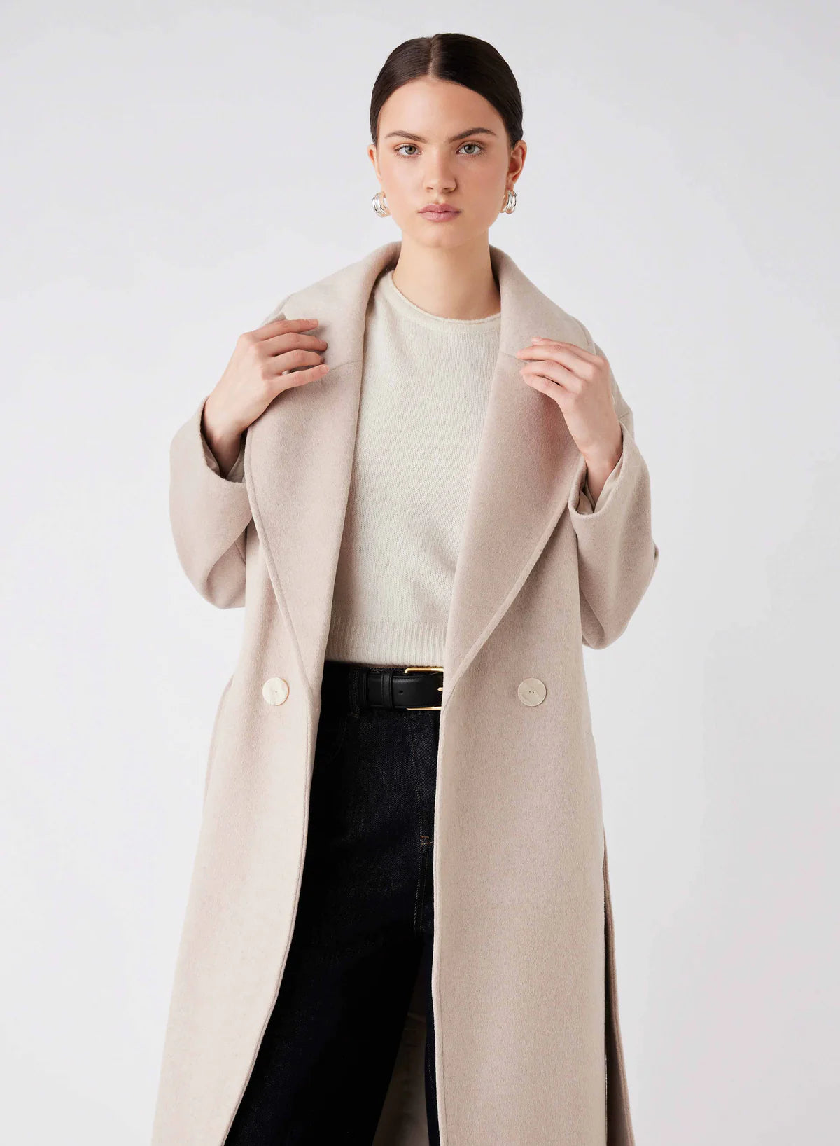 Stateman Coat - Natural - Esmaee