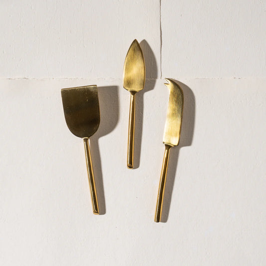 Zoya Brass Cheese Set