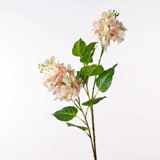 Hydrangea Spray - Green/Pink