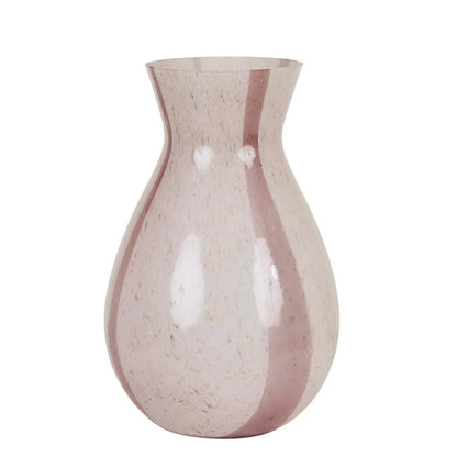Boden Stipe Vase - Large - Lilac