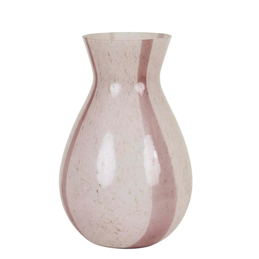 Boden Stipe Vase - Large - Lilac