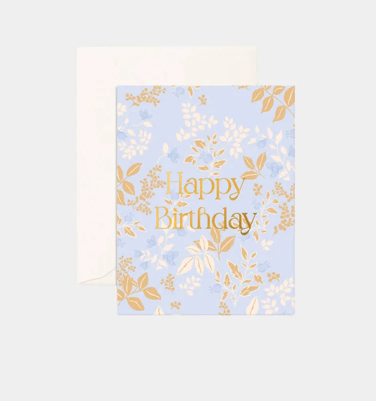 Birthday Cornflower Greeting Card