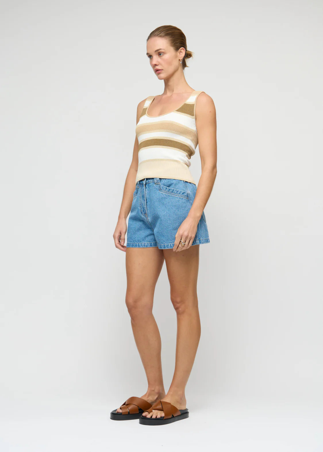 Cortina Stripe Knit Tank