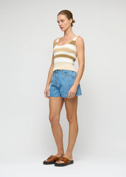 Cortina Stripe Knit Tank
