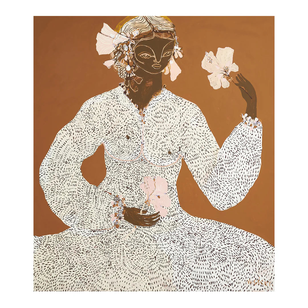 Jai Vasicek ‘Isla’ Limited Edition Print Small 50 x 60cm Framed in Raw Tasmanian Oak
