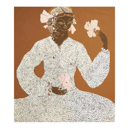 Jai Vasicek ‘Isla’ Limited Edition Print Small 50 x 60cm Framed in Raw Tasmanian Oak